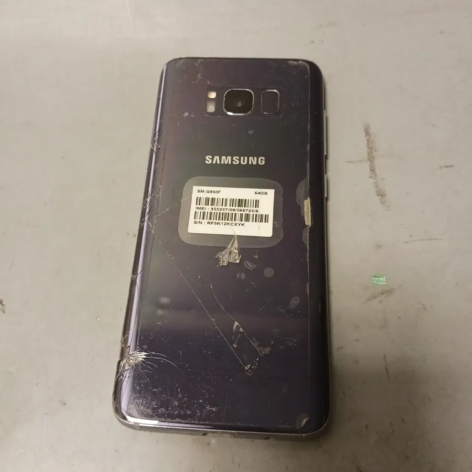 SAMSUNG GALAXY S8 SMARTPHONE IN METALLIC GREY
