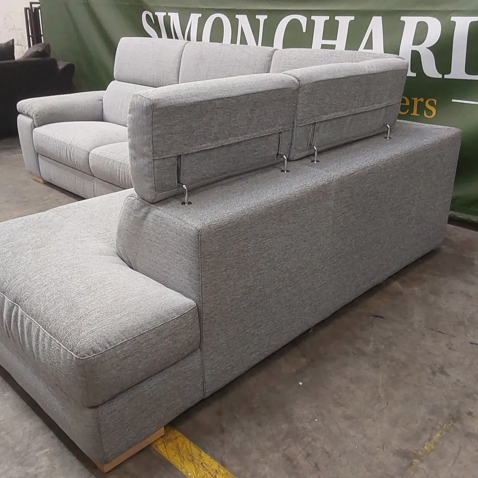 QUALITY DESIGNER ITALIAN MADE RICCARDO FABRIC CORNER SOFA