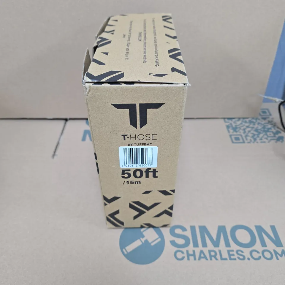 T-THOSE BY TUFFBAG EXPANDABLE GARDEN HOSE 50FT (15M) WITH SPRAY NOZZLE