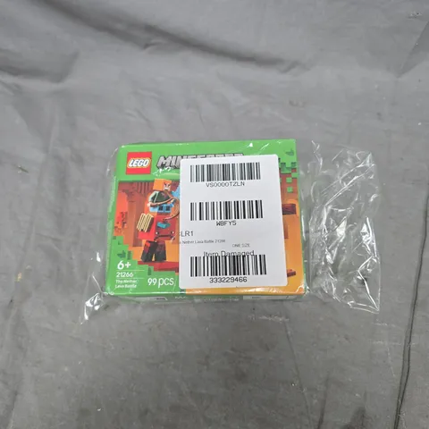 LEGO MINECRAFT THE NETHER LAVA BATTLE 99 PIECES, 21266. 6+