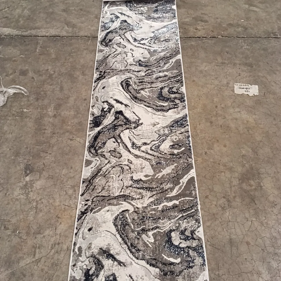 QUALITY DESIGNER AREA RUG - APPROXIMATELY 234CM X 61CM
