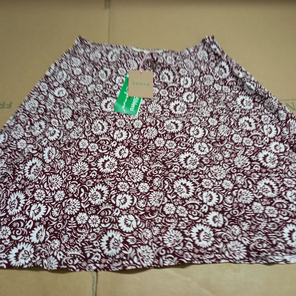 BODEN FLORAL SKIRT - UK 8
