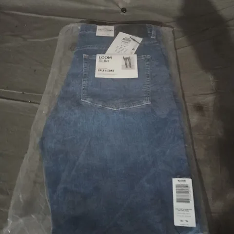 ONLY & SONS LOOM SLIM JEANS – MENS DENIM, UK 36 (W36/L34)
