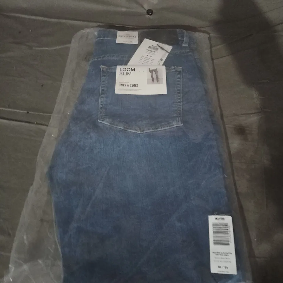ONLY & SONS LOOM SLIM JEANS – MENS DENIM, UK 36 (W36/L34)