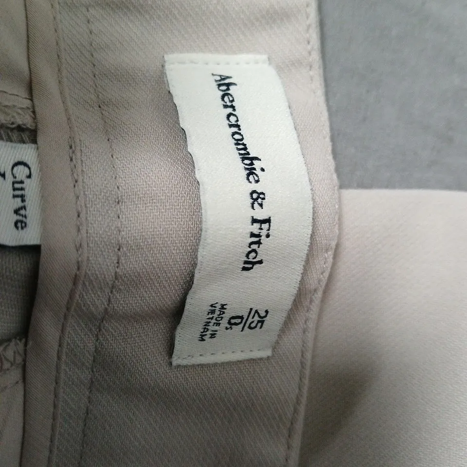 ABERCROMBIE & FITCH BEIGE WOMEN'S TROUSERS-SIZE UNSPECIFIED 