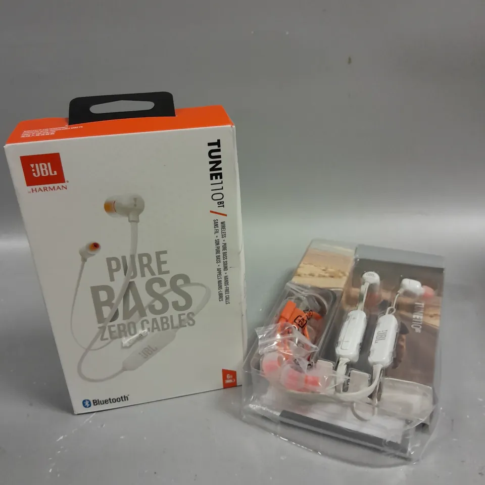 BOXED JBL TUNE 110 PURE BASS WIRELESS EARPHONES