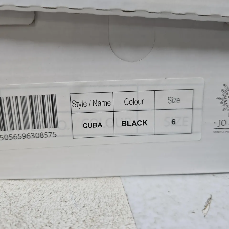 JO & JOE CUBA SANDALS – BLACK, UK 6