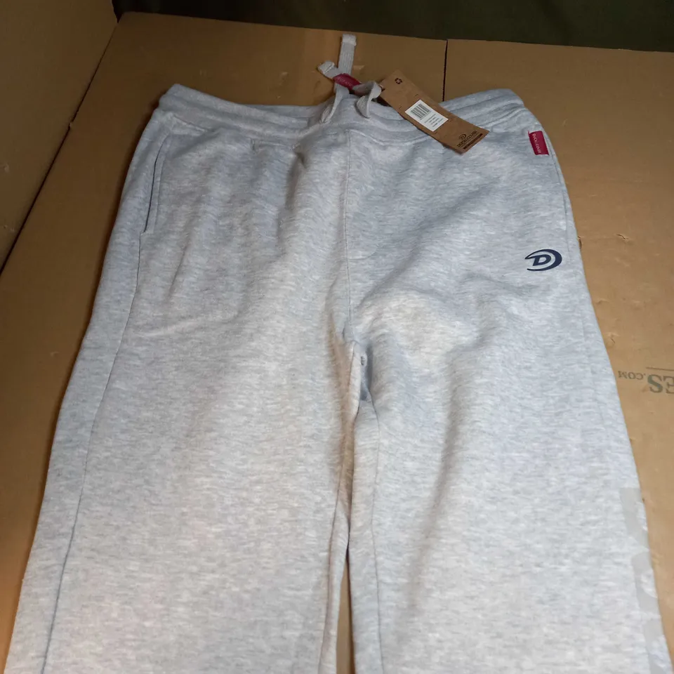 DUCK&COVER THORNBY JOGGER IN GREY MARL - SIZE XL