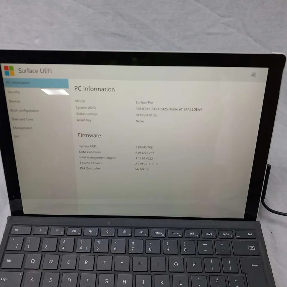 MICROSOFT SURFACE PRO 128GB