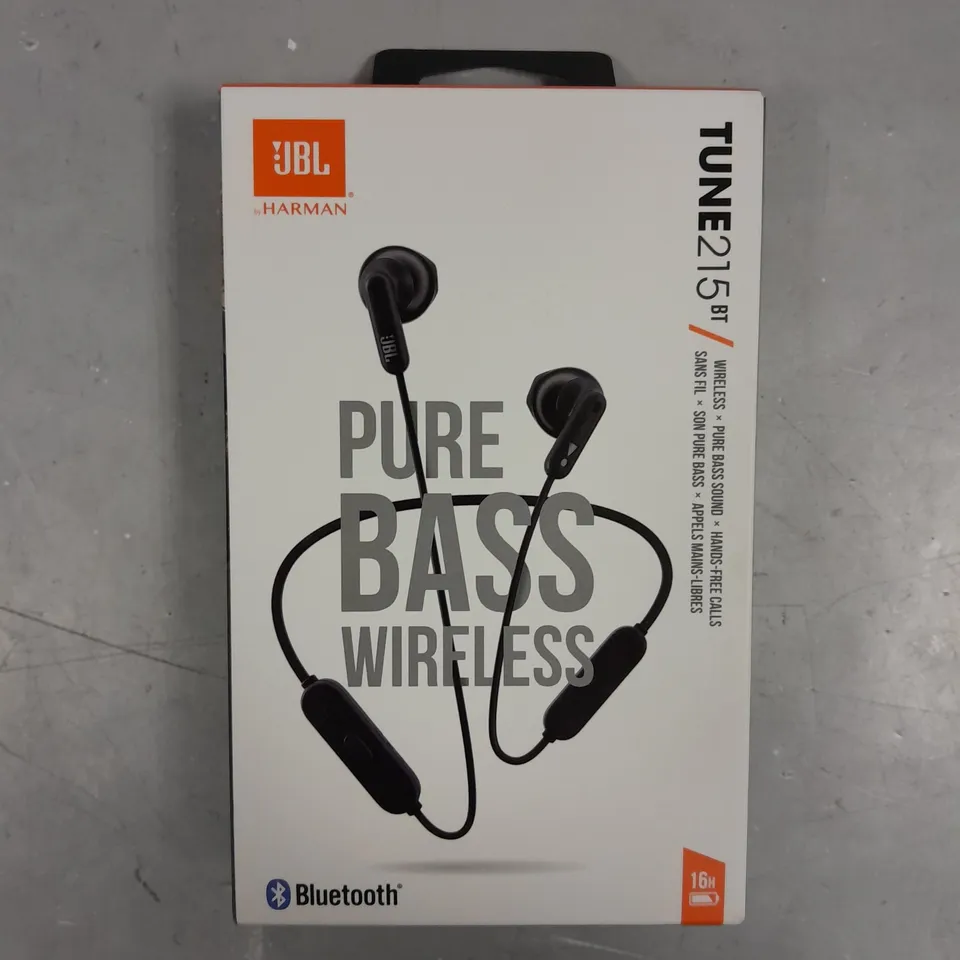 BOXED JBL TUNE 215 PURE BASS WIRELESS EARPHONES 