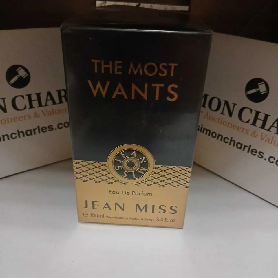 BOXED AND SEALED JEAN MISS THE MOST WANTS EAU DE PARFUM - 100ML