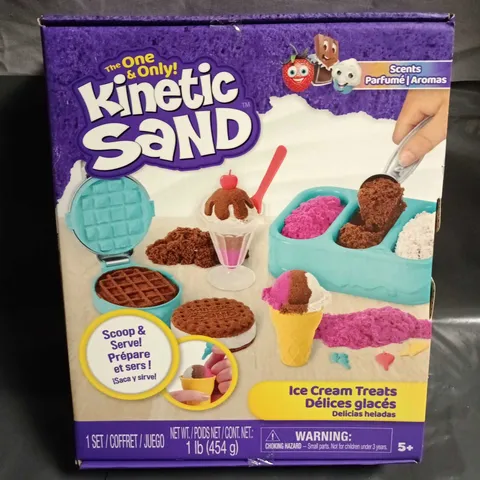 KINETIC SAND ICE CREAM TREATS SET – 1 LB (454 G), PURPLE BOX