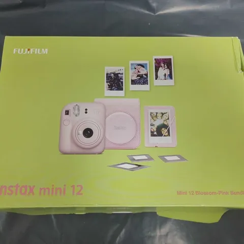 FUJIFILM INSTAX MINI 12 BLOSSOM PINK BUNDLE CAMERA