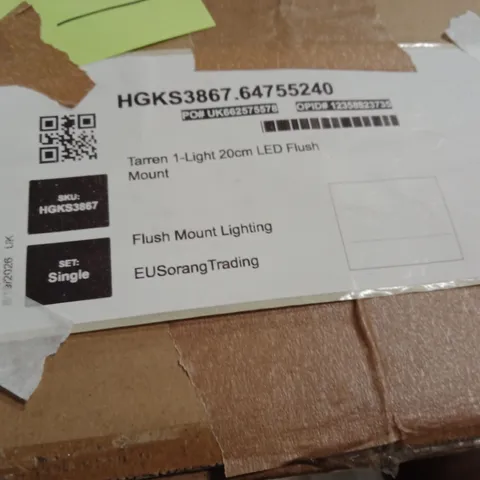 TARREN 1βLIGHT 20CM LED FLUSH MOUNT (BOXED) β CEILING LIGHT