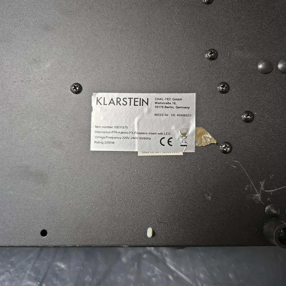 KLARSTEIN ELECTRIC HEATER, UNBOXED