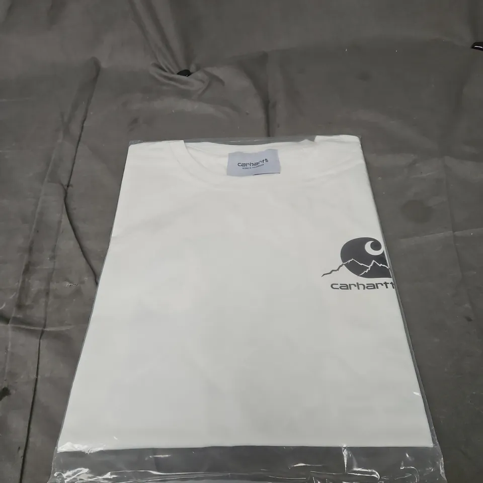 CARHARTT LONG SLEEVES WHITE T SHIRT MEDIUM, SEALED