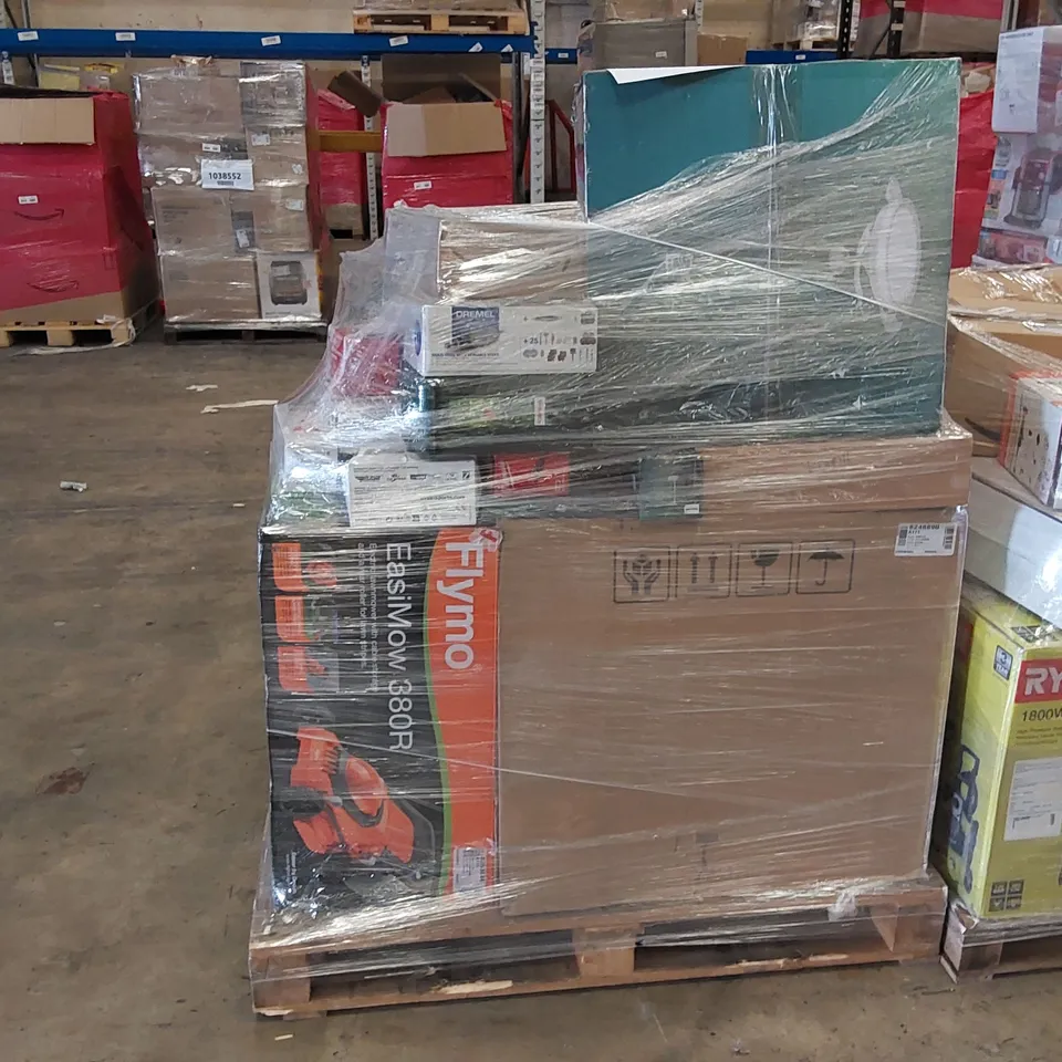PALLET OF APPROXIMATELY 52 UNPROCESSED RAW RETURN HOUSEHOLD AND ELECTRICAL GOODS TO INCLUDE;