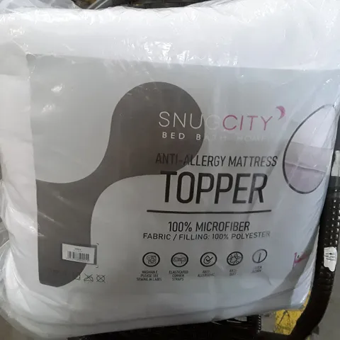 SNUG CITY SINGLE MATTRESS TOPPER