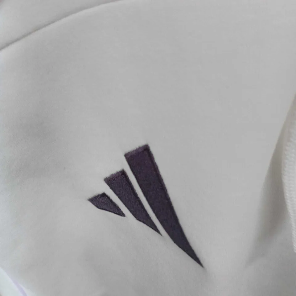 ADIDAS MANCHESTER UNITED HOODIE – WHITE, UK XL (OFFICIAL LICENSED PRODUCT)