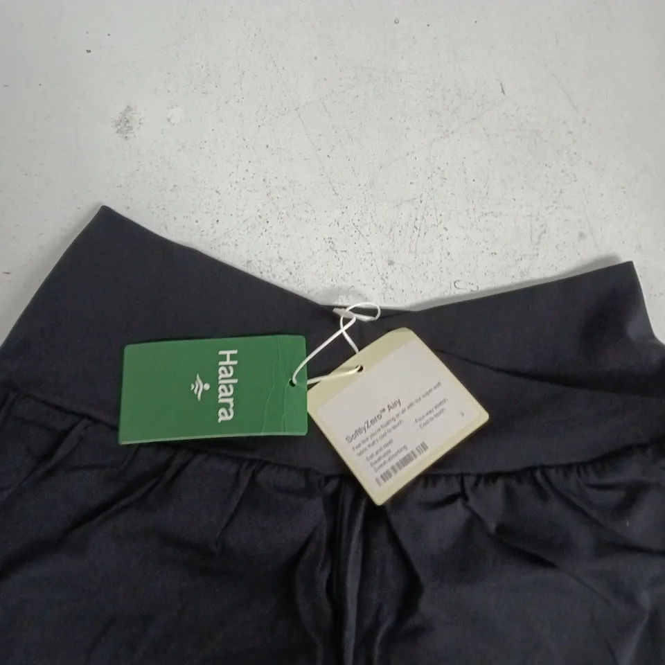 HALARA WOMEN'S BLACK SHORTS WITH DRAWSTRING – TAG VISIBLE UK SMALL
