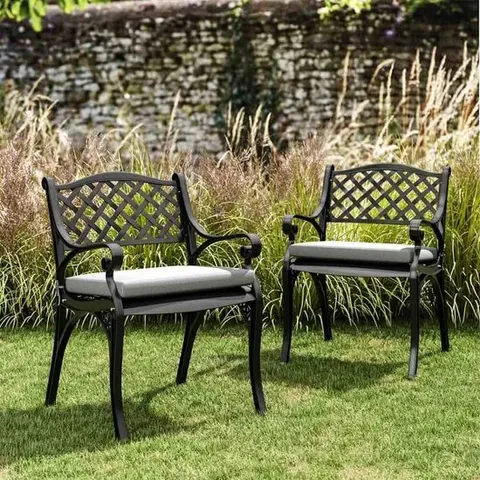 BOXED BREEINS OUTDOOR ALUMINIUM CHAIR & TABLE SET 