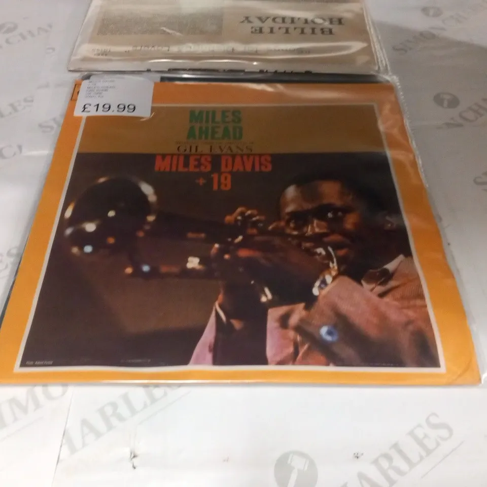 5 X LPS. MILES DAVIS, BILLIE HOLIDAY, BEN WEBSTER (X2), THE TURTLES