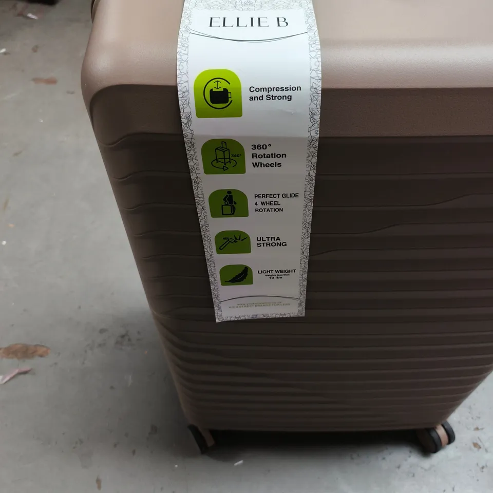 ELLE B MINK 28" SUITCASE 3 PIECE SET WITH LOCK TAGGED