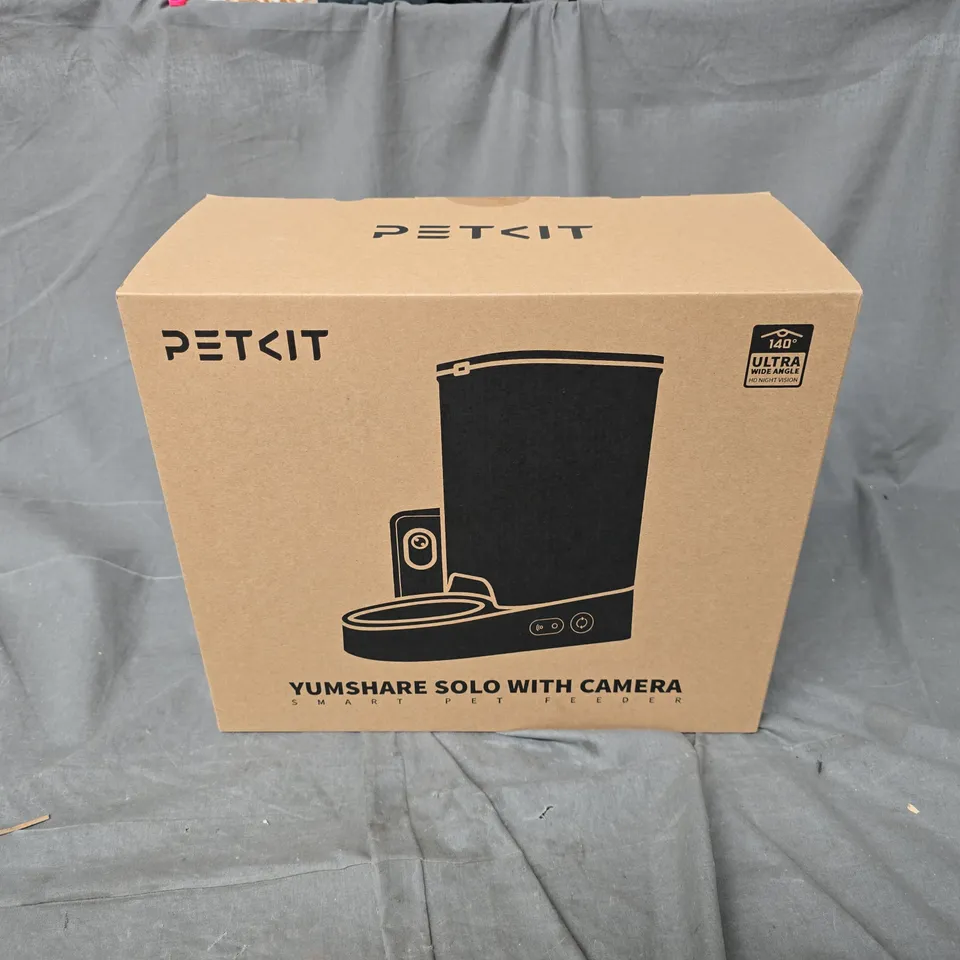 BOXED AND SEALED PETKIT YUMSHARE SOLO WITH CAMERA SMART PER FEEDER