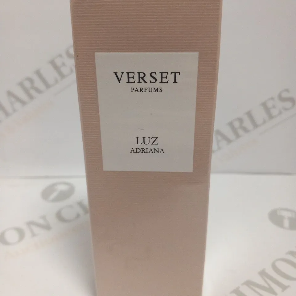 BOXED AND SEALED VERSET PARFUMS LUZ ADRIANA EAU DE PARFUM 50ML