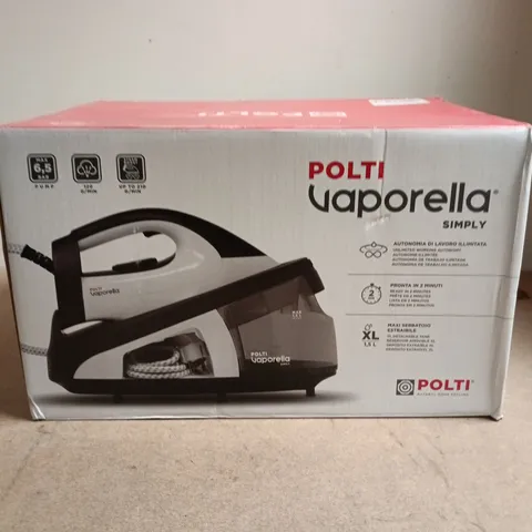 POLTI VAPORELLA SIMPLY STEAM IRON – BOXED