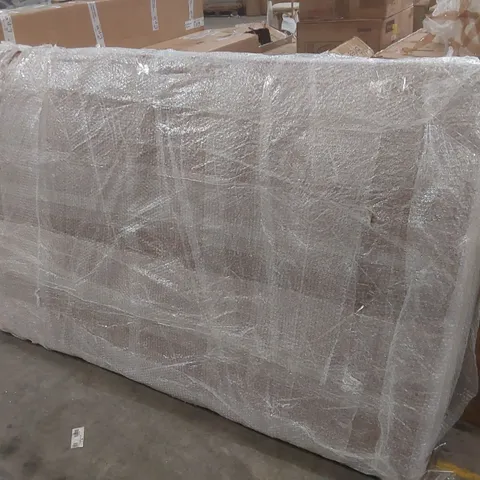 BAGGED HASRET FAUX LEATHER 3 SEATER SOFA BED