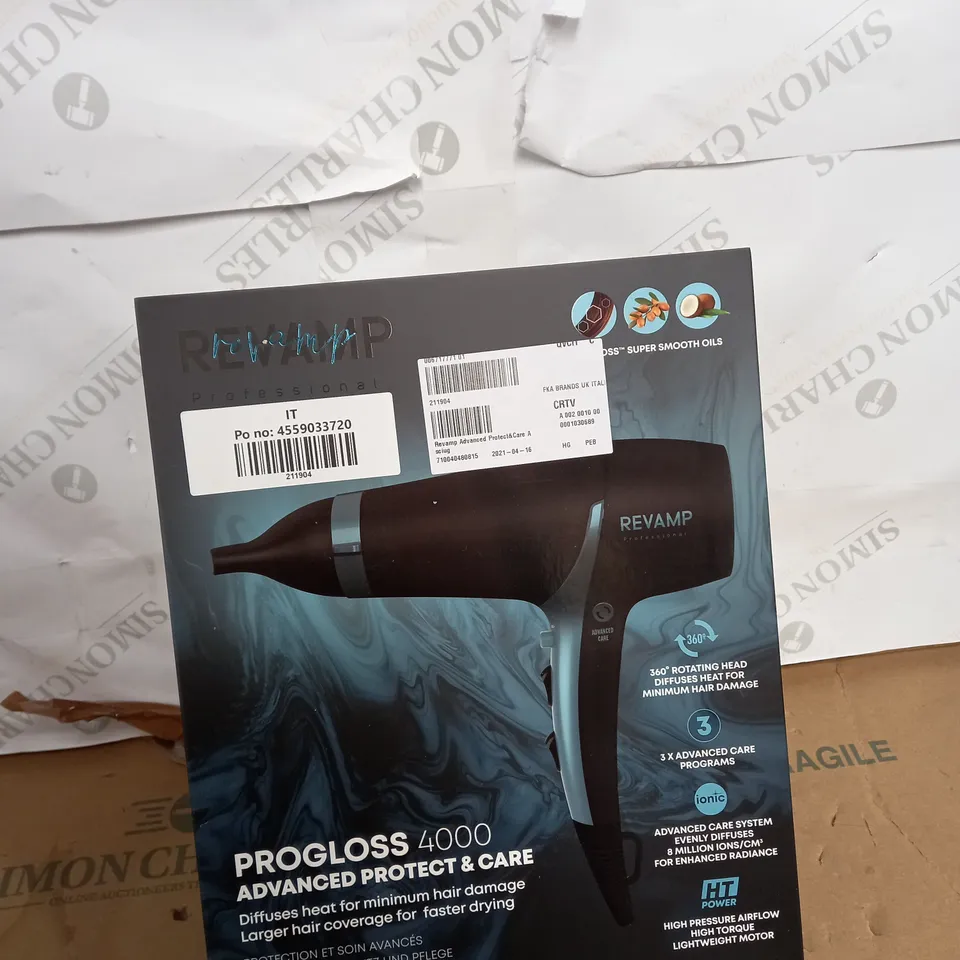 REVAMP PROGLOSS 4000 ADVANCED PROTECT & CARE HAIRDRYER
