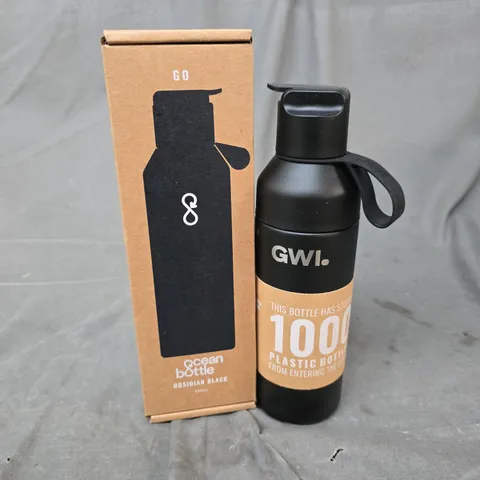 OCEAN BOTTLE OBSIDIAN BLACK 1000ML REUSABLE BOTTLE – BOXED