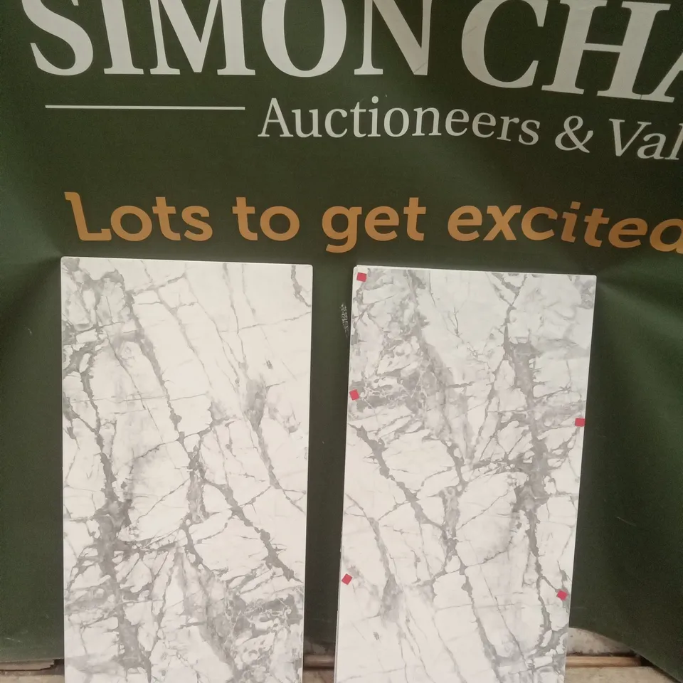 BOXED 2X MARBLE STYLE TABLE TOPS 