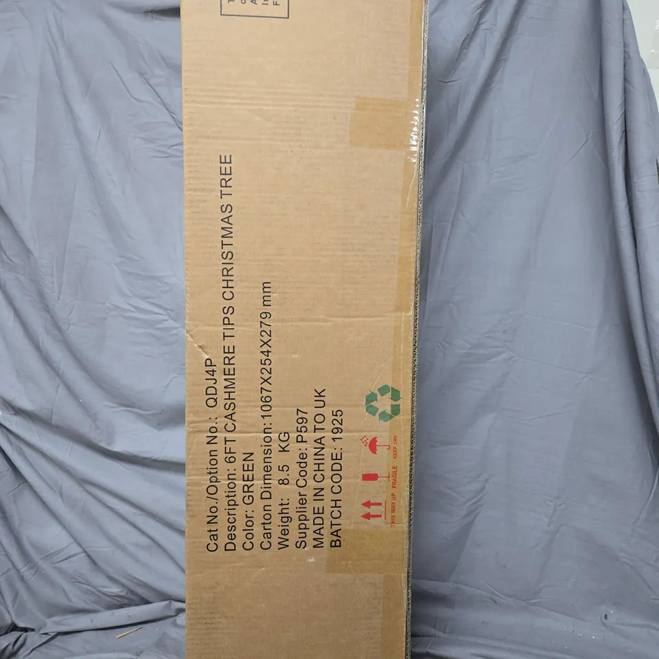 BOXED 6FT CASHMERE TIPS CHRISTMAS TREE - COLLECTION ONLY