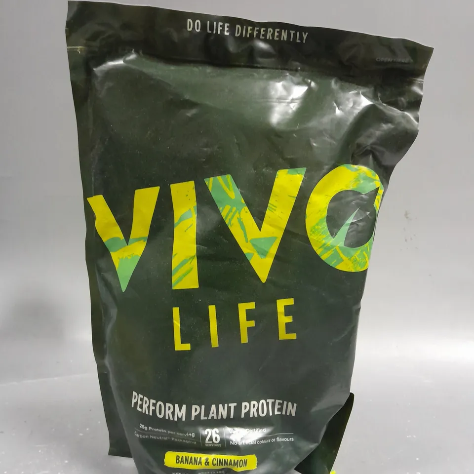 SEALED VIVO LIFE PERFORM PLANT PROTEIN - BANANA & CINNAMON - 988G
