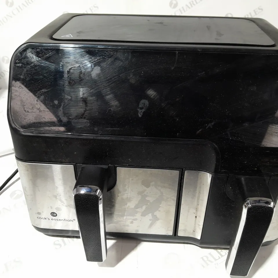 COOK'S ESSENTIALS 7.7L DUAL AIR FRYER 