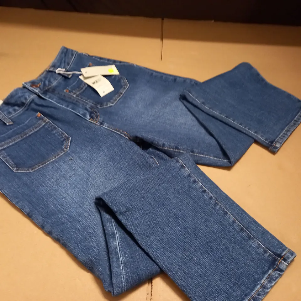 BODEN DENIM STRAIGHT HIGH RISE JEANS - 10