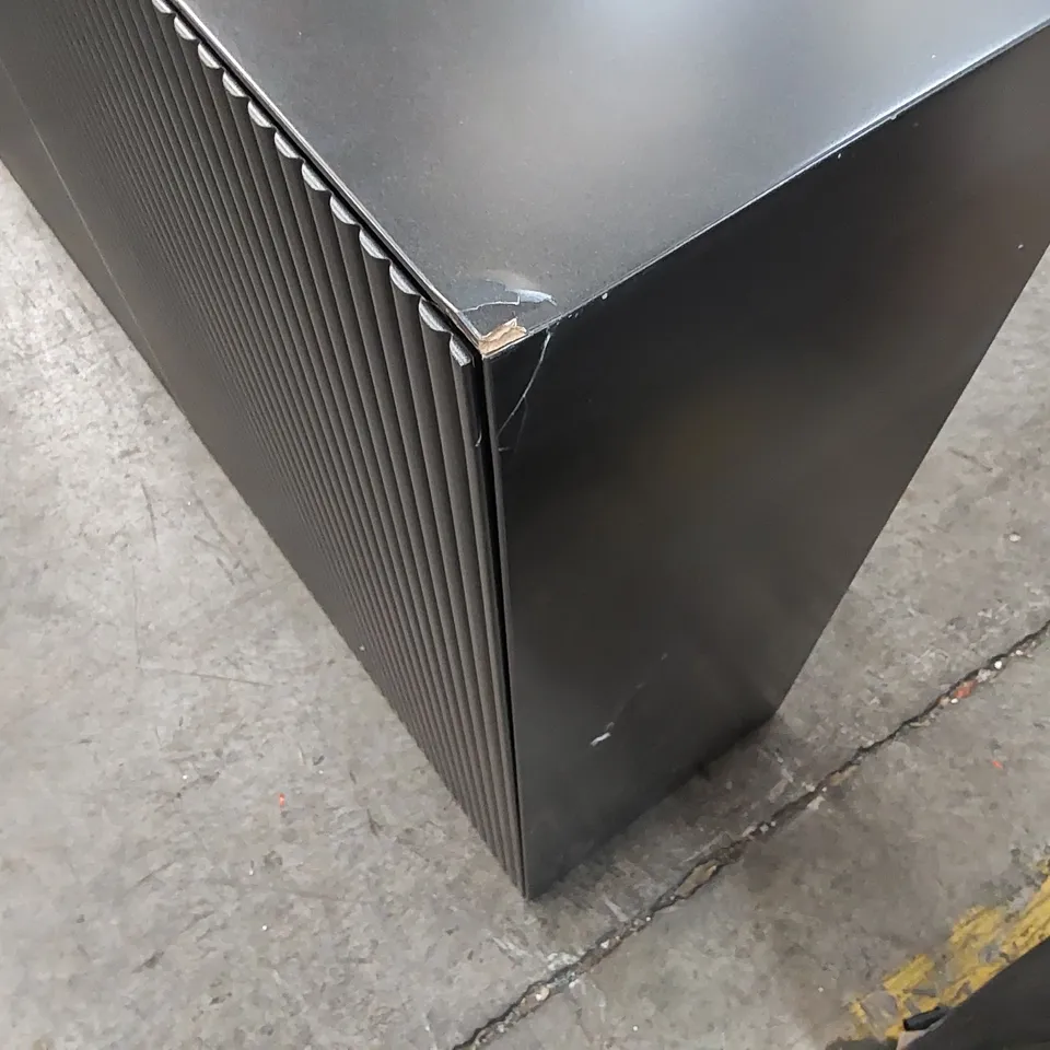DESIGNER BLACK SIDEBOARD (1 BOX)