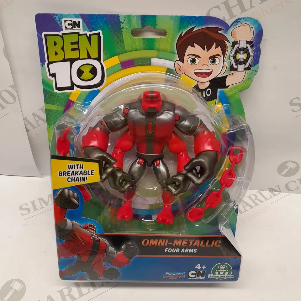 BRAND NEW BOXED BEN 10 OMNI METALLIC FOUR ARMS FIGURE