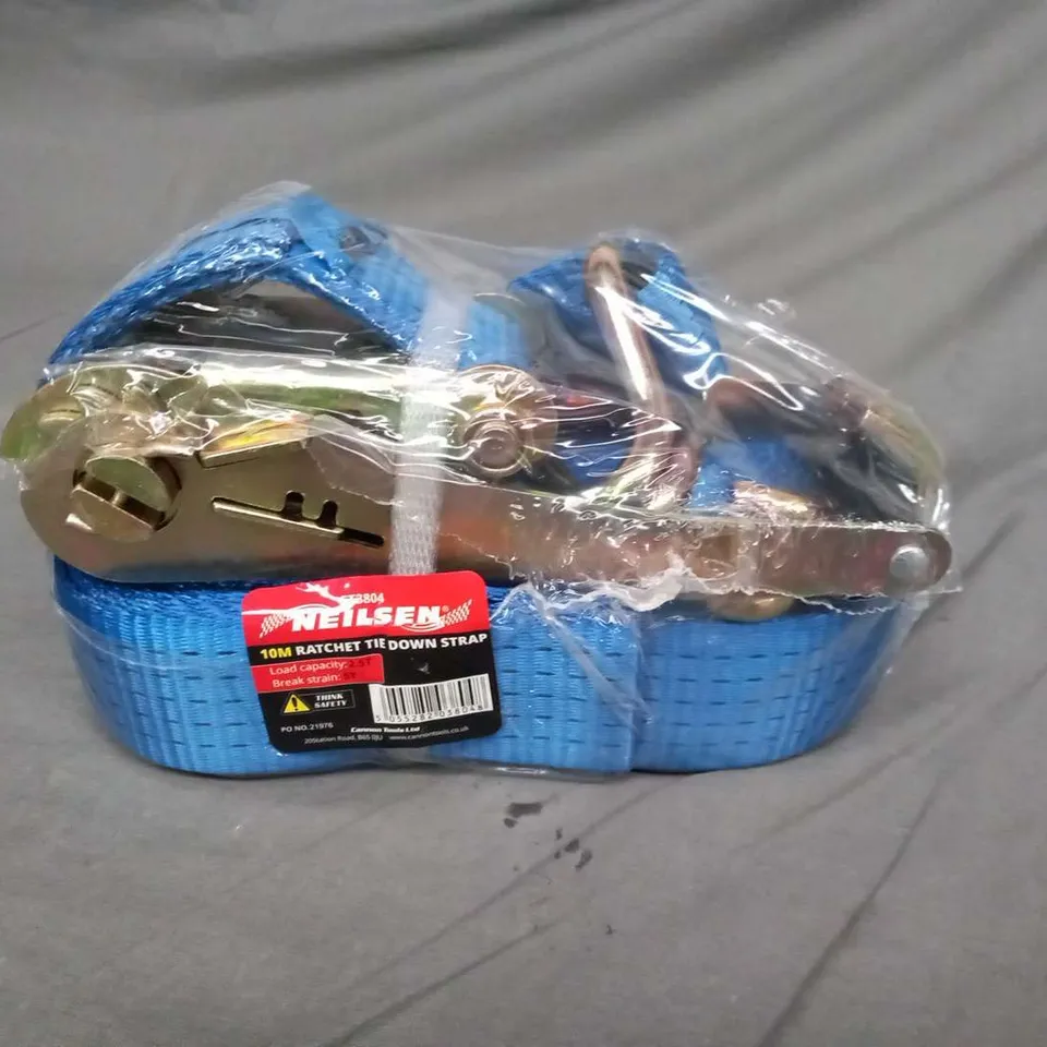 NEILSEN 10M RATCHET TIE DOWN STRAP