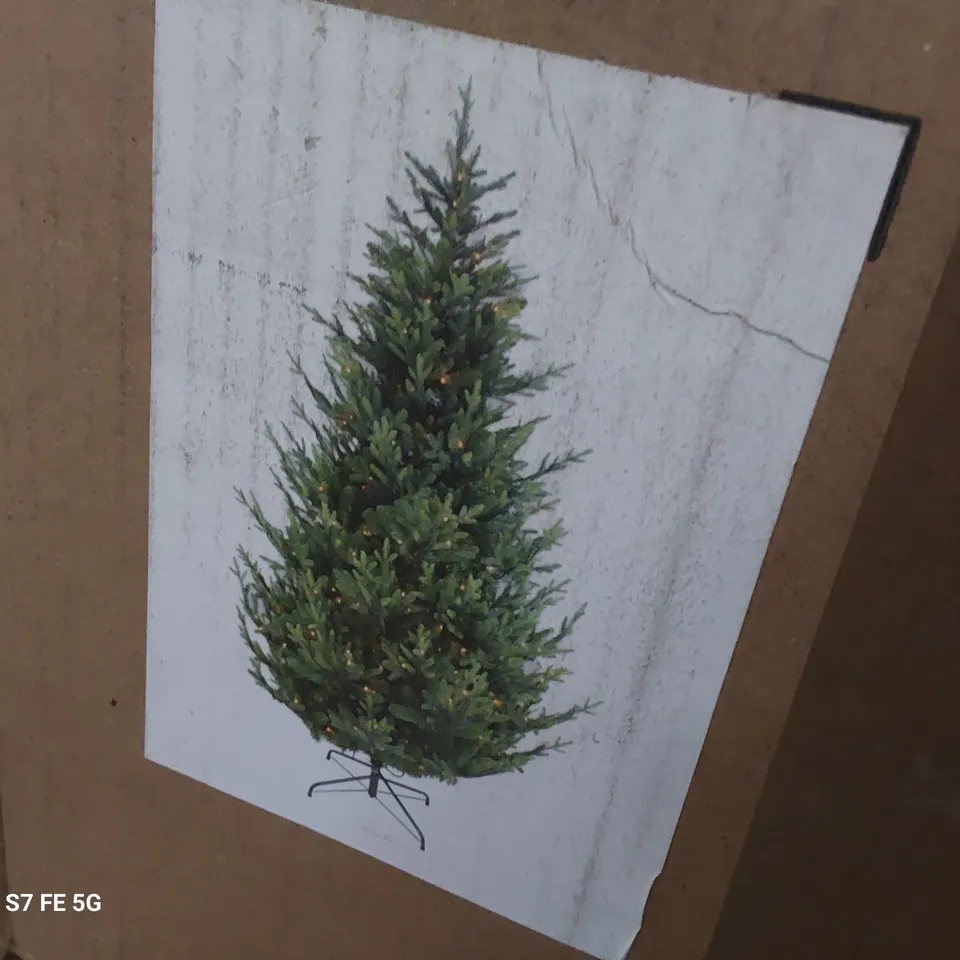 TWO BOXED GRADE 1 ARTIFICIAL CHRISTMAS TREES, 