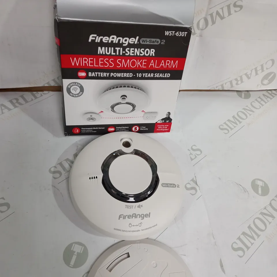 FIRE ANGLE WIRELESS MULTI SENSOR SMOKE ALARM 
