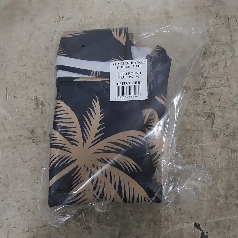 BAGGED ROUND FLORAL TABLECLOTH 