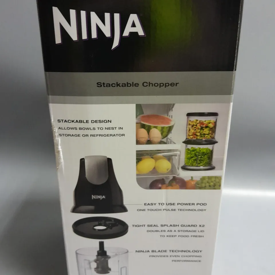 BOXED NINJA STACKABLE FOOD CHOPPER 