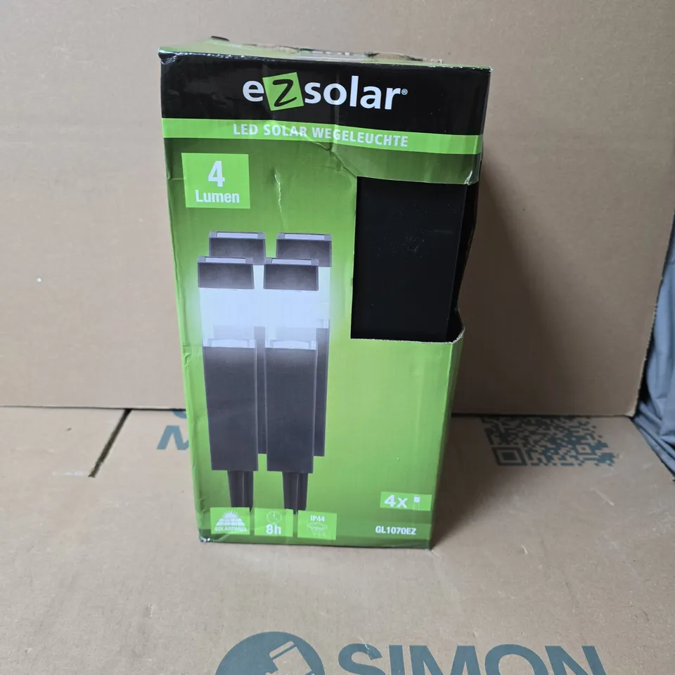 EZSOLAR LED SOLAR PATH LIGHTS GL1070EZ – 4 PACK