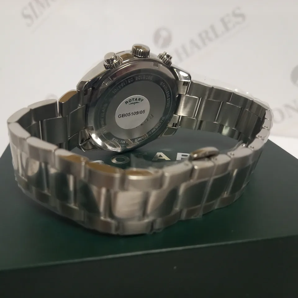 ROTARY HENLEY SILVER MENS WATCH RRP £315