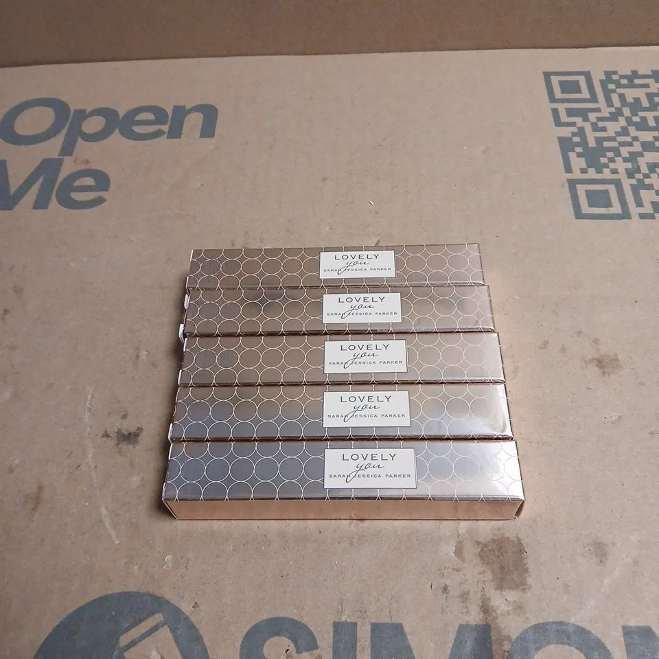 5 X LOVELY YOU 15ML EAU DE PARFUM SPRAY BY SARAH JESSICA PARKER BOXED