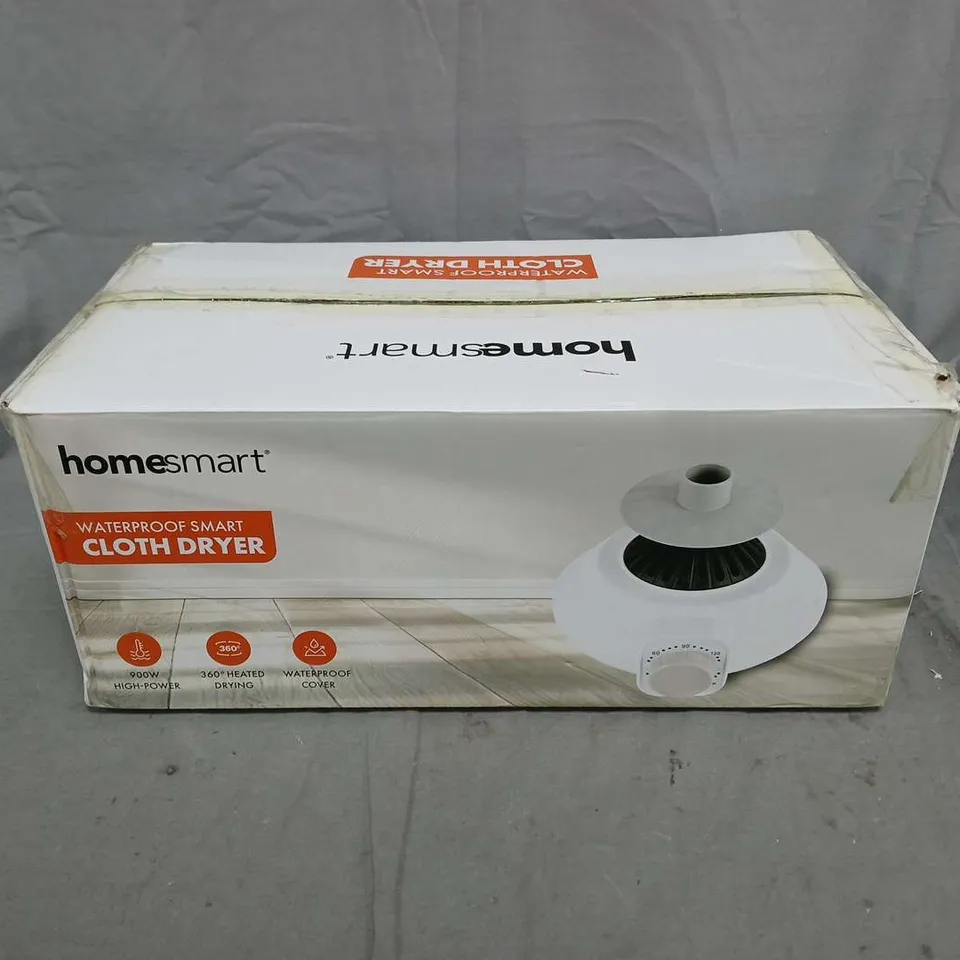 BOXED HOMESMART WATERPROOF SMART CLOTH DRYER – PORTABLE ELECTRIC CLOTHES DRYER WITH STAND KIT