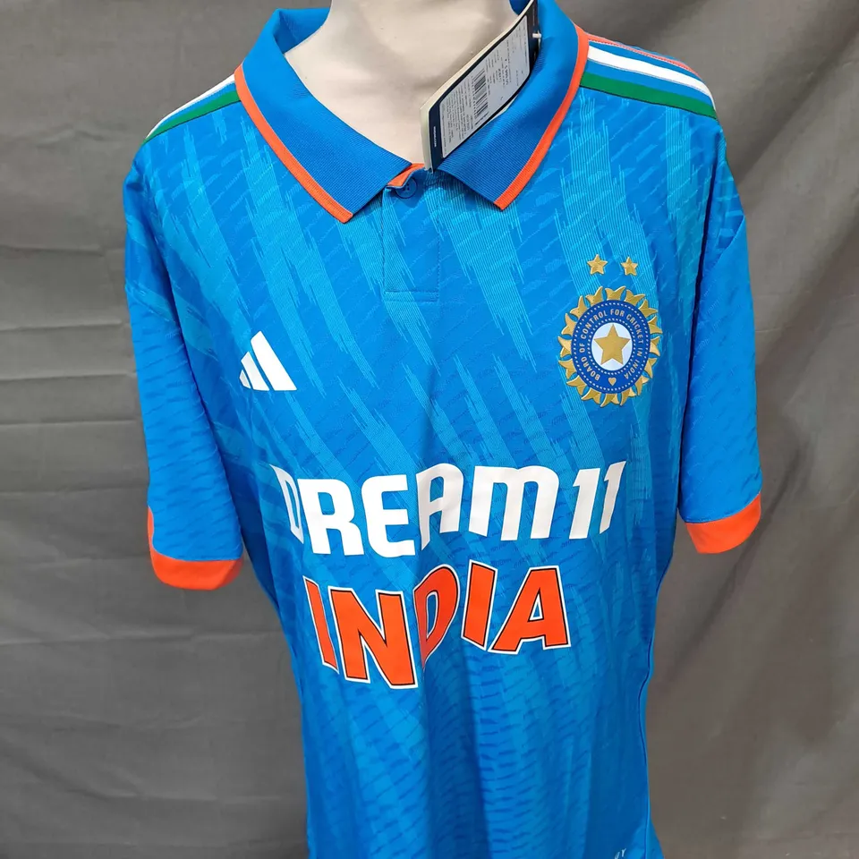 ADIDAS INDIA ODI CRICKET SHIRT SIZE L
